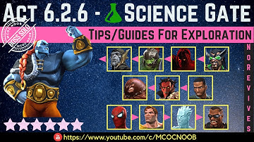 MCOC: Act 6.2.6 - Science Rarity Gate - Tips/Guide - No Revives - Story quest