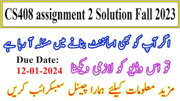 Fall_2023_CS408_2 | CS408 assignment 2 Solution Fall 2023 | Due Date: 12-01-2024
