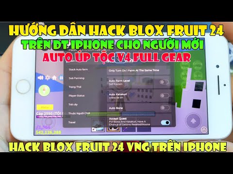 Hướng D��n Hack Blox Fruit 24 VNG trên iPhone và Cách Up Tộc V4 Mới Nhất 2025