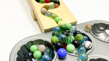 Marble Run Race ASMR ☆ Satisfying Building Blocks Assemble and roll #shorts