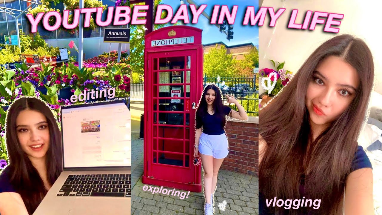 DAY IN MY LIFE AS A YOUTUBER! (Ha Sa) - YouTube
