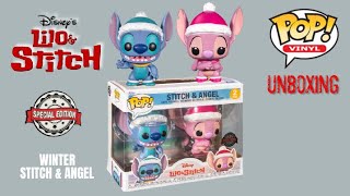 Lilo & Stitch pack 2 POP! Disney Winter Stitch & Angel Exclusive