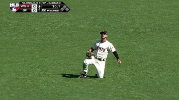 Blanco dives in center for great grab