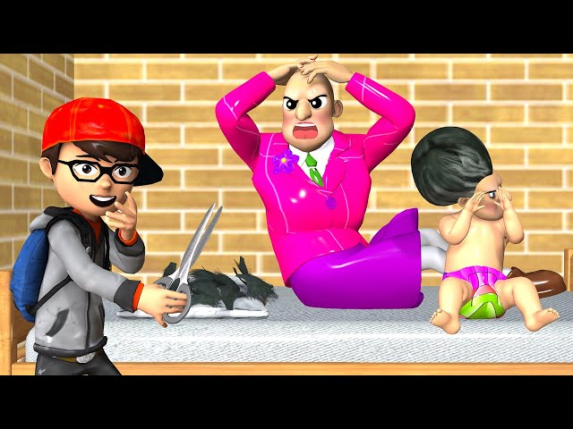 Scary Teacher 3D Nick Cut Miss T's Hair and The Best of troll Miss T  COMPILATION 