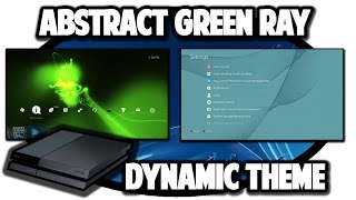[CUSTOM THEMES] Abstract Green Ray Dynamic Theme Video in 60FPS