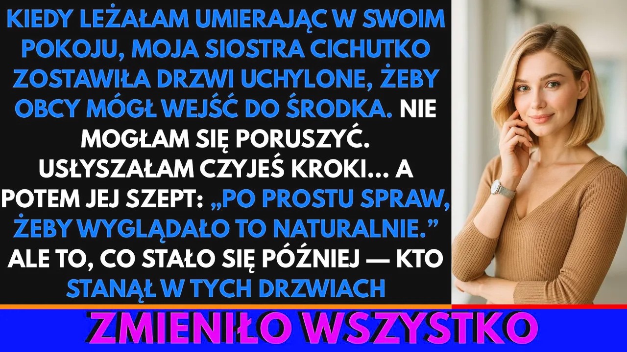 Herbata od mojej siostry miała być pierwszym uprzejmym gestem od lat. Wypiłam kilka łyków, a moje ciało zamieniło się w kamień. Leżałam w ciemnościach dziecięcego pokoju, nie mogłam się ruszyć ani...