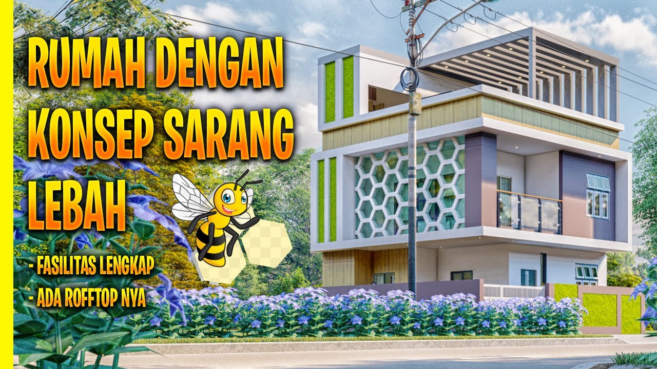 DESAIN RUMAH  UKURAN  8X8  2LANTAI RUMAH  DENGAN KONSEP 