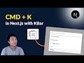 How to Add a Search-Based Command Palette to Next.js Using KBar