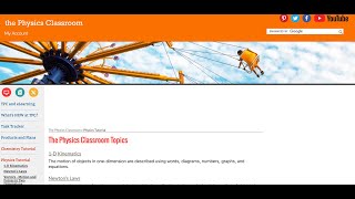 Kinematics Concept Builders TAKE 2 tutorial
