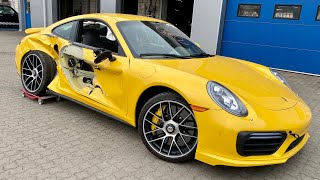 Porsche 911. The body repair. Ремонт кузова.
