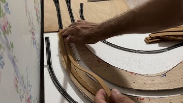Thai Portable Layout Cork Roadbed Install Starts - Model Railroad Adventures with Bill EP315