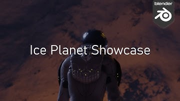 Ice Planet Showcase | Blender Cinematic Animation | Realtime EEVEE Render