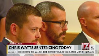 Chris Watts expected to be sentenced today for killing pregnant wife, 2 daughters