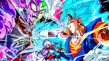 Fused Zamasu V2 (all form) (New) VS Vegito SSB V3 in Jump Force Mugen