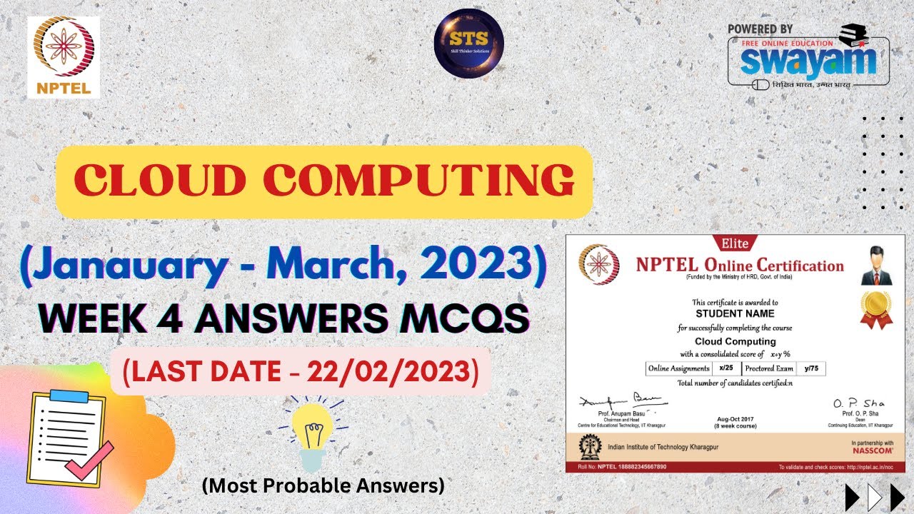 cloud computing nptel assignment 4 2023