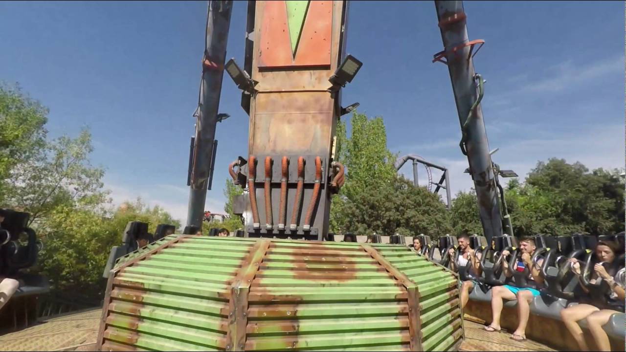 ⁶⁰fps La Máquina OnRide POV at Parque de Atracciones de Madrid