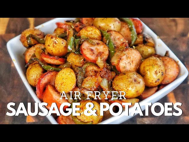 Fast & Easy Air Fryer Sausage - Aileen Cooks