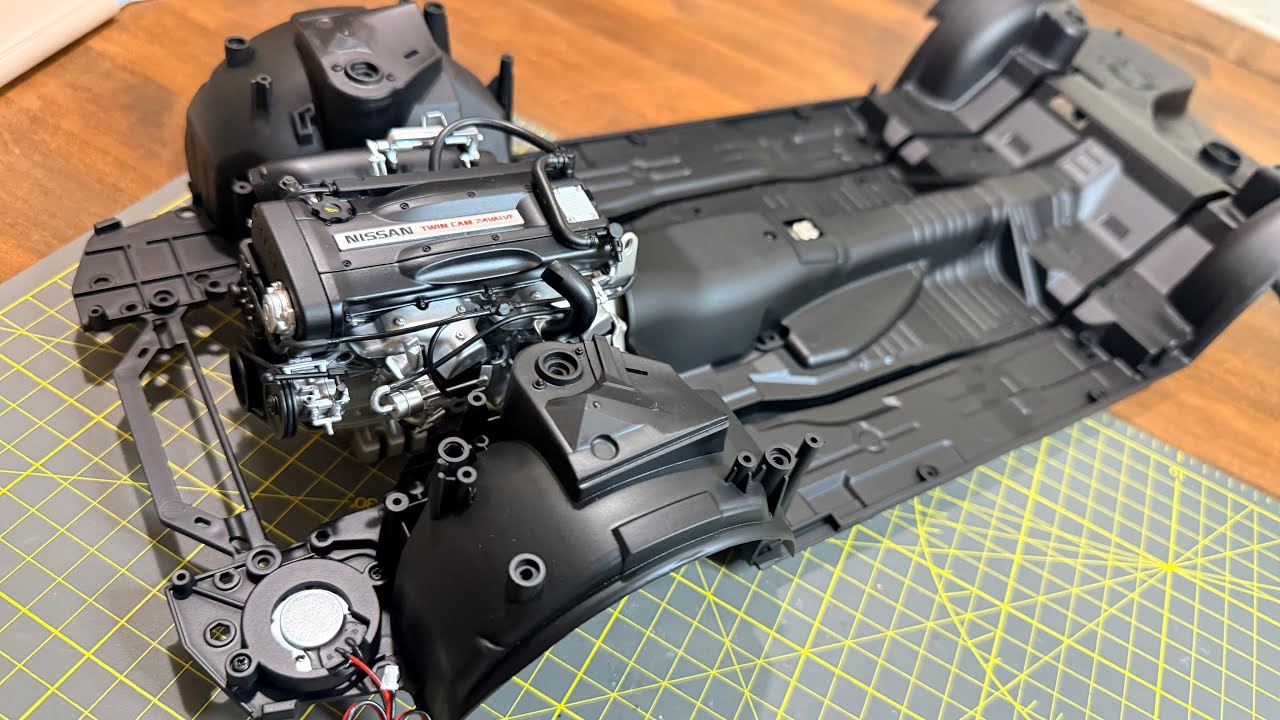 ニッサン　ディアゴスティーニ　GTR エンジン De Agostini SKYLINE GT-R engine completed - YouTube