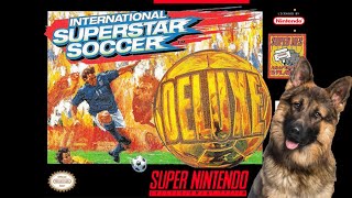 Brazil vs England (Dog Referee mode) :: International Superstar Soccer Deluxe (Super Nintendo 🇺🇸)