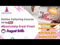 Tailoring course  advance  promo 1  jini fashions