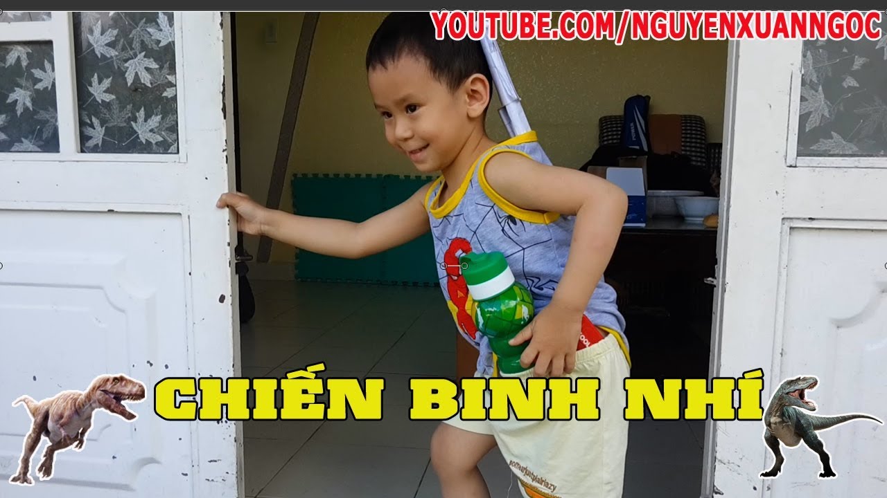 Chiến binh nhí với khủng long và quái vật Superhero Action - YouTube