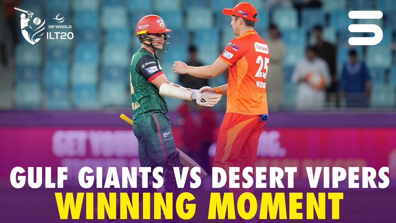 Winning Moments | Desert Vipers vs Gulf Giants | Match 12 | DP World ILT20 | M3Y1U