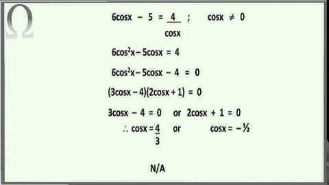 General Solution - Grade 11 Trigonometry