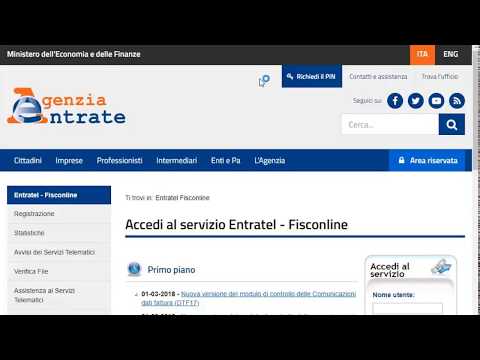 DE.A.S. - Richiedere l'abilitazione Entratel e predisporre Desktop Telematico