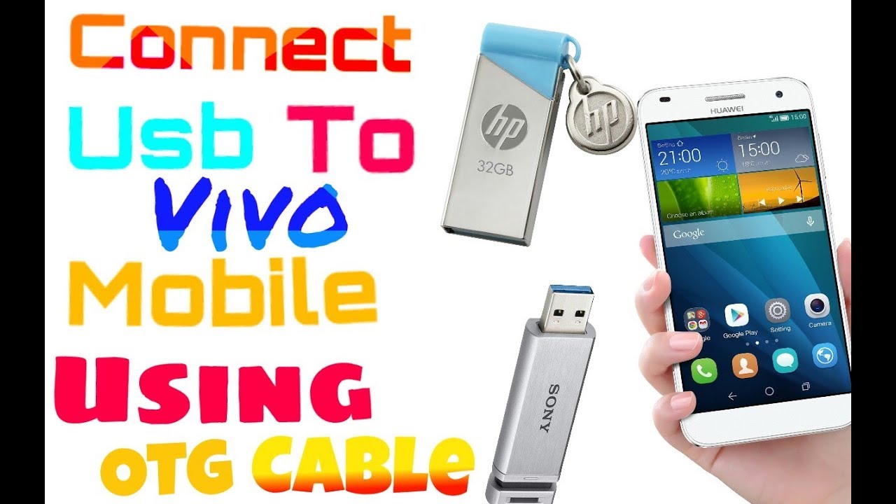 How to connect Pendrive toVivo Mobile Connent USB to mobile Sumanth