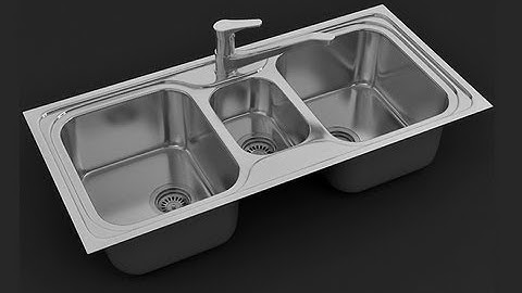 Modeling Kitchen Sink in 3ds Max