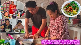 MAKING BREAKFAST FOR AHUI & ALING FIRST THING IN THE MORNING‼️AND MADE SAGO NOODLES, TURNS OUT EV...