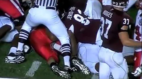 Texas A&M Football Player violates Ben Cotton