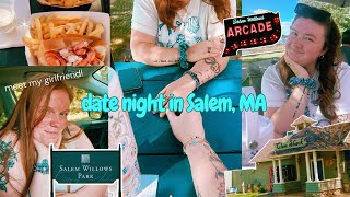 Date Night in Salem, Massachusetts 🐚🦞🤍 Salem Willows, Lobster Rolls & Arcade Fun!