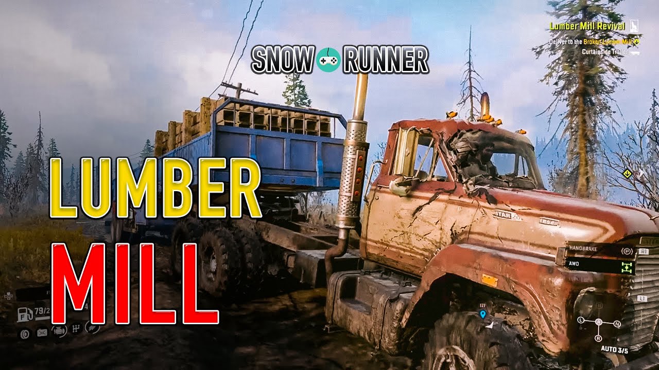 Lumber Mill Revival. SnowRunner. PS4 YouTube