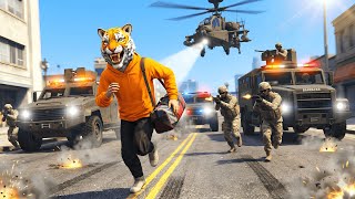 Militairen vs Youtuber in GTA!