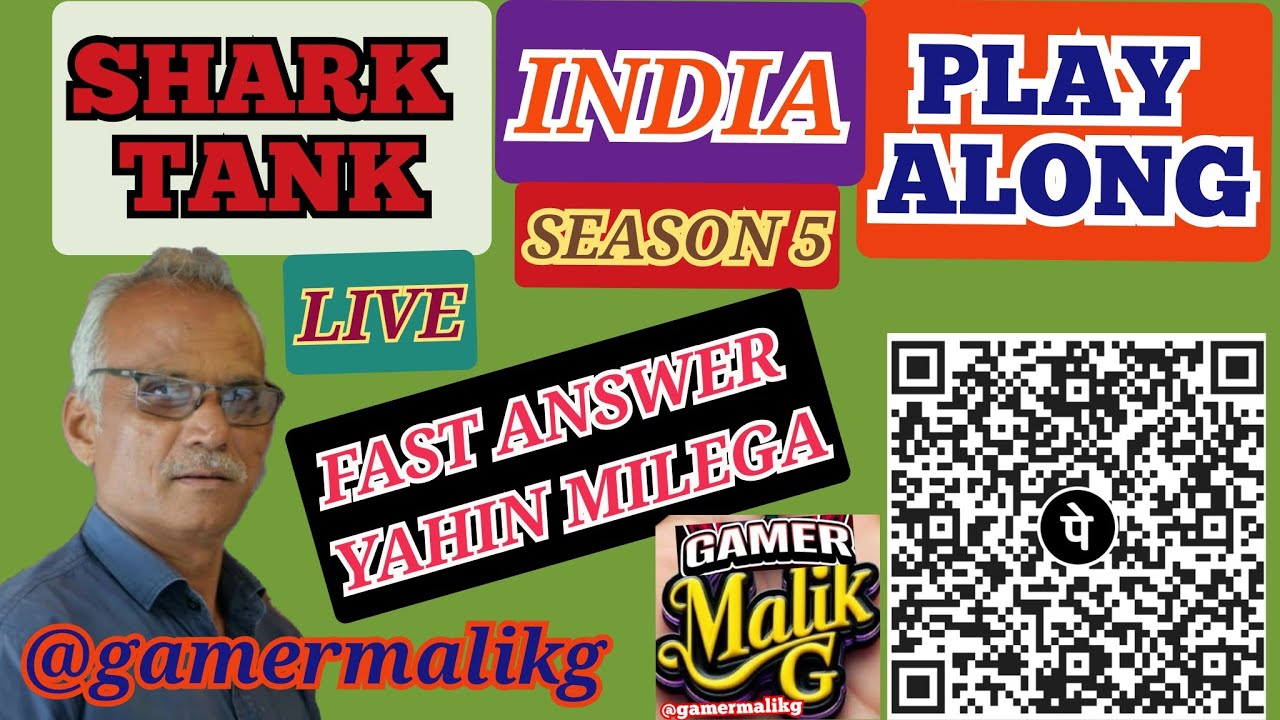 SHARK 🦈 TANK  PLAY ALONG LIVE WITH GAMER MALIK G