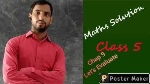 Viva Start up maths Solution class 5 Chap 9 Let