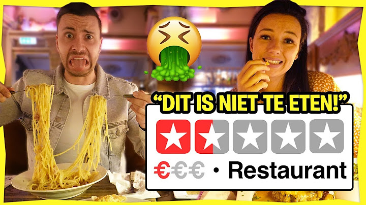 Eten in het SLECHTSTE RESTAURANT van de stad! | Met Nina Warink
