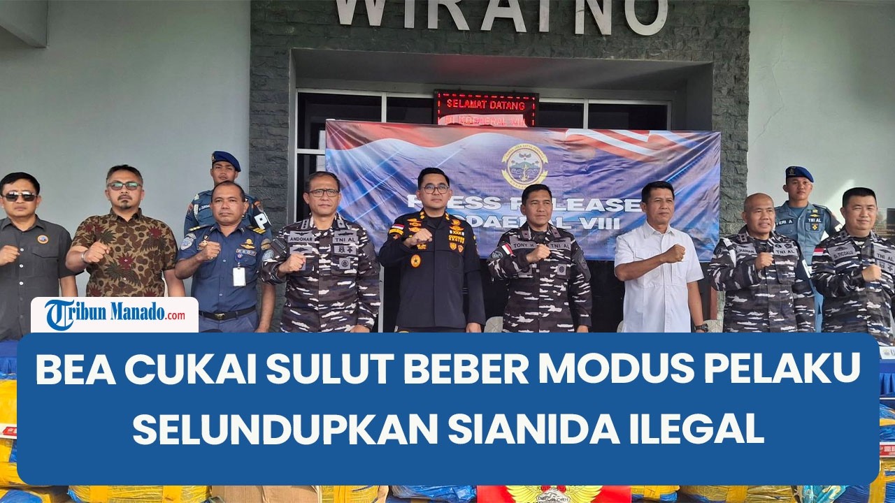 Bea Cukai Sulut Beber Modus Pelaku Selundupkan Sianida Ilegal  Dari Filipin Ditimbun di Talaud