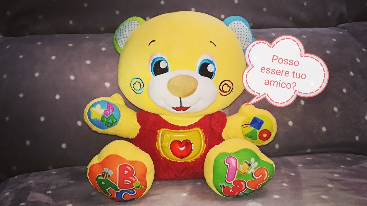 Clementoni Baby Lele Coccole E Parole - Peluche Parlante Interattivo 6+ Mesi - Gioco Educativo Made In Italy