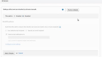 Red Gate SQL Monitor and customizing Alerts