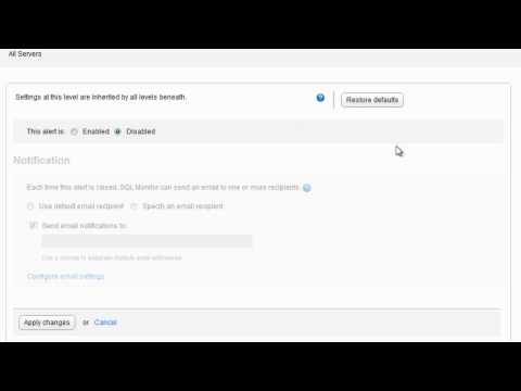 Red Gate SQL Monitor and customizing Alerts