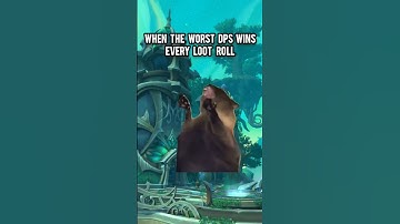 when the worse dps wins every loot drop #worldofwarcraft #warcraft #wow