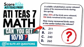 ATI TEAS 7 Math Practice | Can You Get 10/10