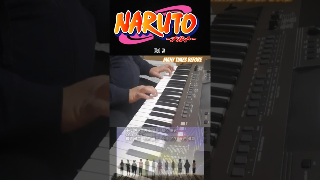 " Many Times Before " from Naruto | Short Piano Cover | VMAnime 