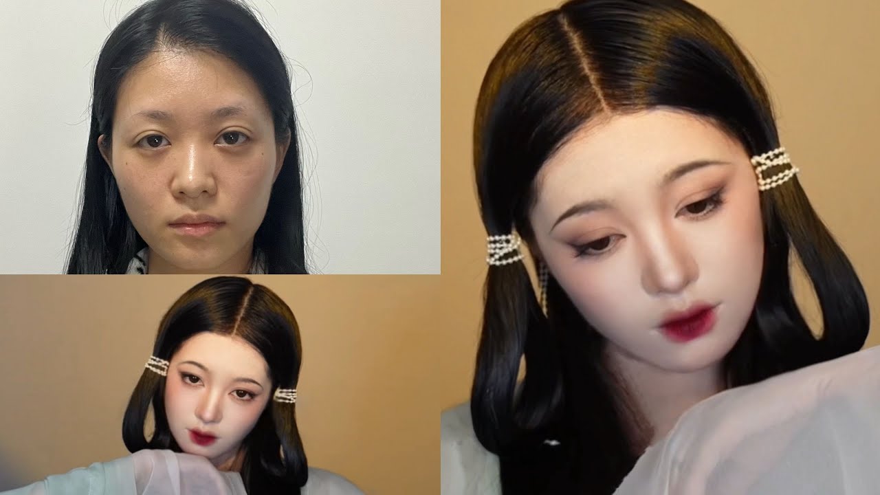 ENG)  当水墨画里的美人走进现实？新手也友好的中式古典妆  Chinese style beauty Makeup Tutorial ｜April的草莓啊