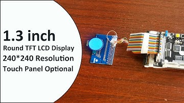 Small Round Touch LCD Display 1.3 inch Round IPS 240*240 Watch Circular LCD Screen SPI TFT Module