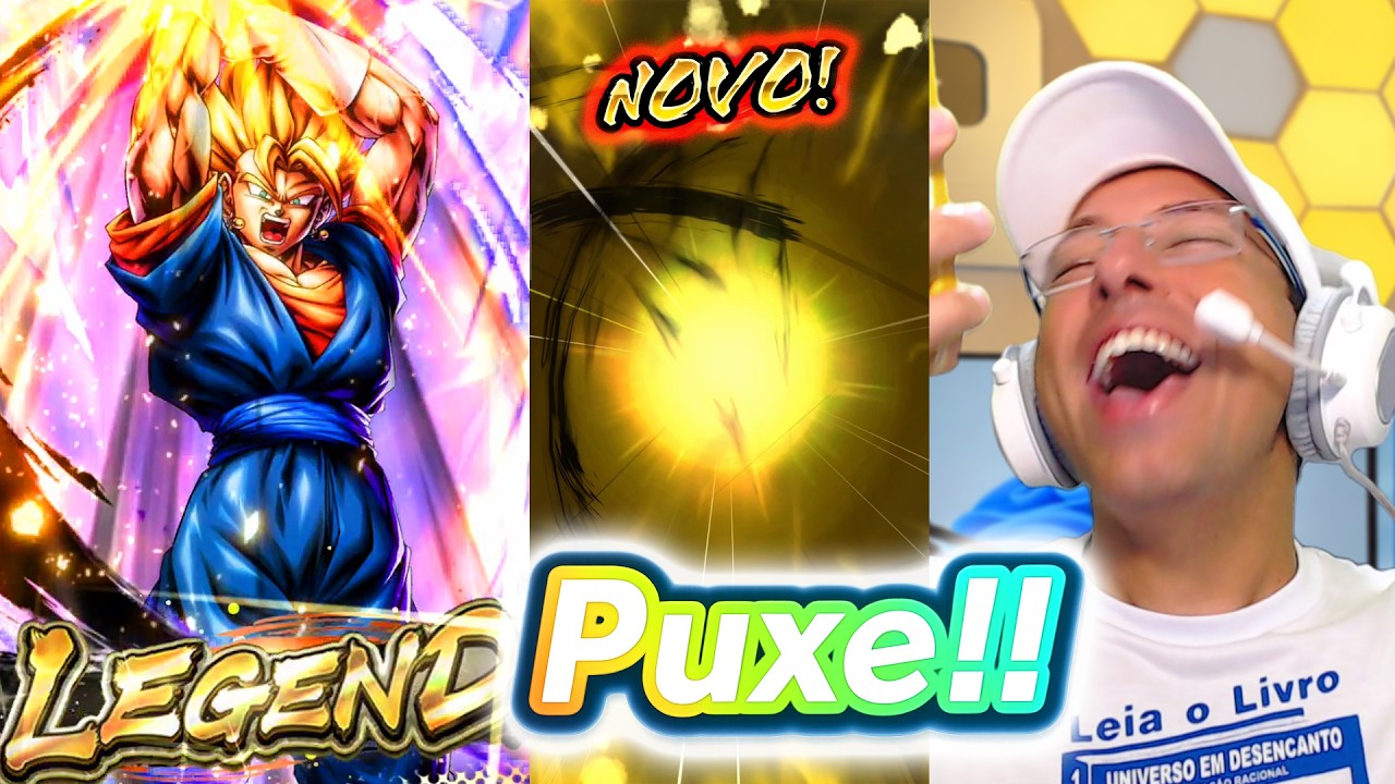 KI SORTE! PEGUEI O NOVO VEGITO LEGEND NA SUA ESTRÉIA NO DRAGON BALL LEGENDS