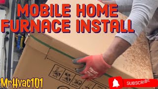 Mobile Home Furnace Install