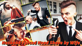 Haircut Stories - Husband Forced Head Shave by Wife's Command : headshave buzz cut bald